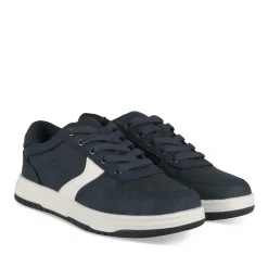 Baskets MARINE Garçon Motif Uni Lacets