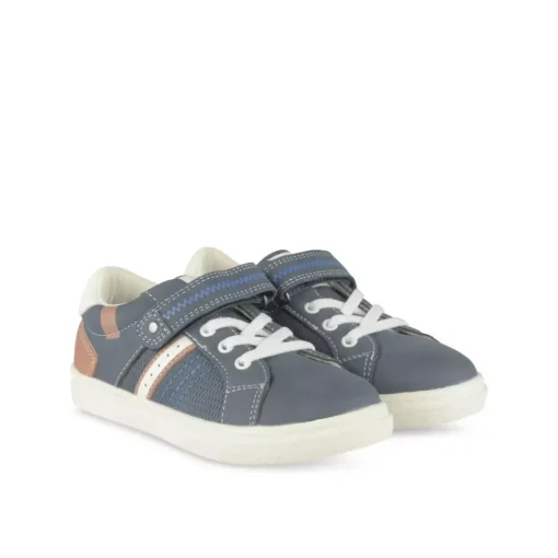 Baskets MARINE Garçon Motif Multicolore Scratch
