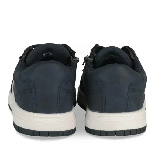 Baskets MARINE Garçon Motif Uni Lacets