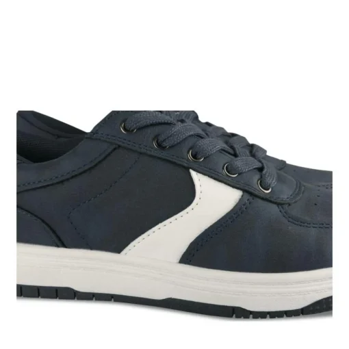 Baskets MARINE Garçon Motif Uni Lacets