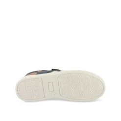 Baskets MARINE Garçon Motif Multicolore Scratch