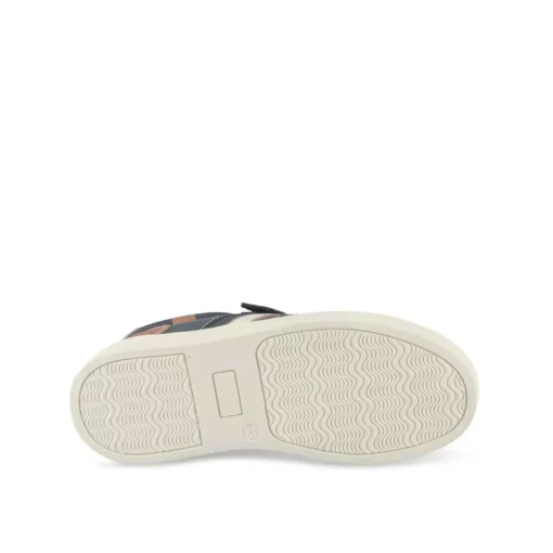 Baskets MARINE Garçon Motif Multicolore Scratch