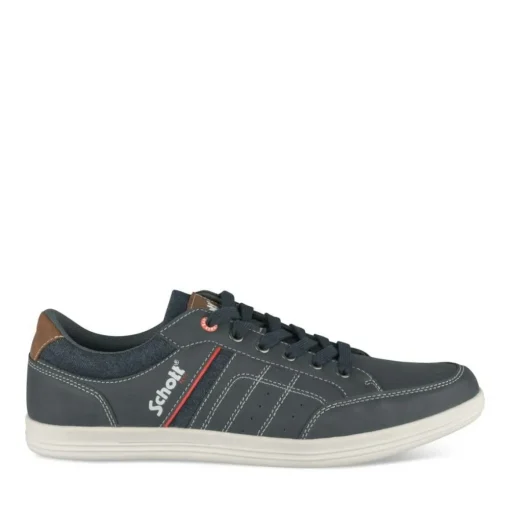 Baskets MARINE Homme Motif Uni Lacets