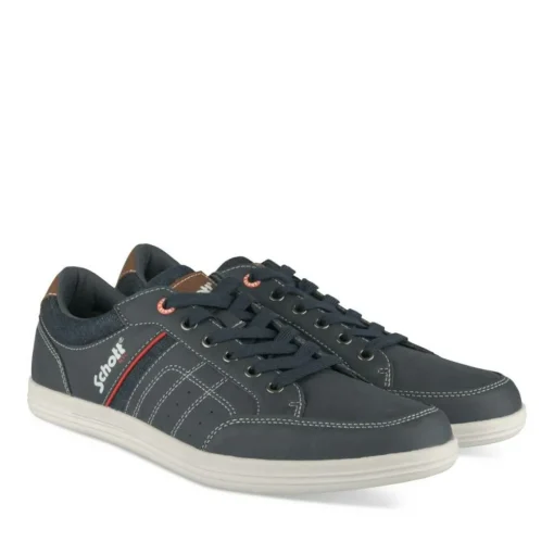 Baskets MARINE Homme Motif Uni Lacets