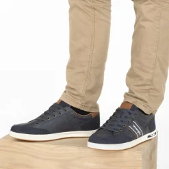 Baskets MARINE Homme Motif Uni Lacets