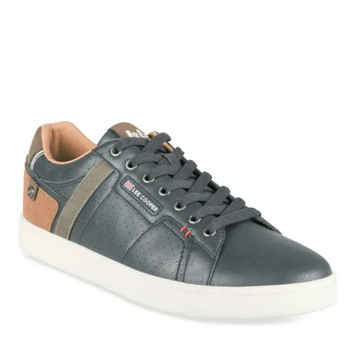 Baskets MARINE Homme Motif Uni Lacets