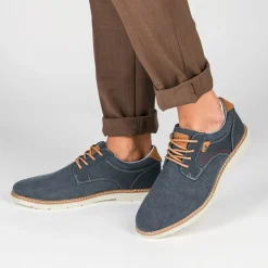 Baskets MARINE Homme Motif Uni Lacets