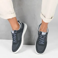 Baskets MARINE Homme Motif Uni Lacets