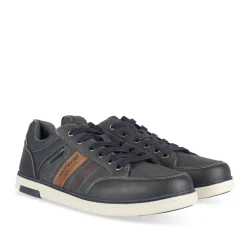 Baskets MARINE Homme Motif Uni Lacets