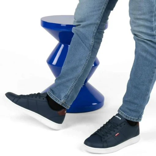 Baskets MARINE Homme Motif Uni A Enfiler
