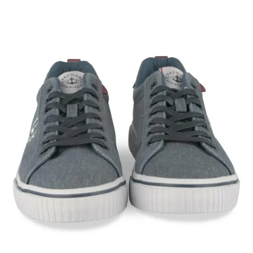 Baskets MARINE Homme Motif Uni Lacets