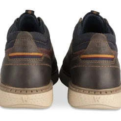 Baskets MARRON Homme CUIR Motif Uni Lacets