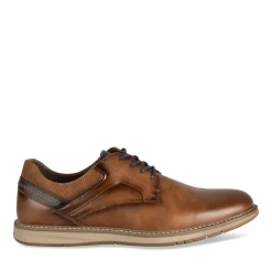 Baskets MARRON Homme Motif Uni Lacets
