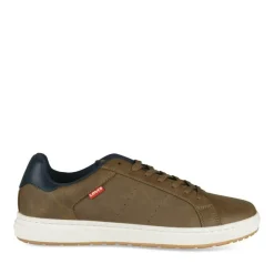 Baskets MARRON Homme Motif Uni A Enfiler