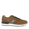 Baskets MARRON Homme Motif Uni Lacets