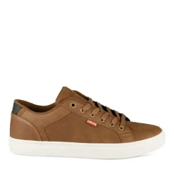 Baskets MARRON Homme Motif Uni Lacets