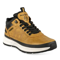 Baskets MARRON Homme Motif Uni Lacets
