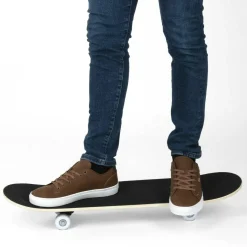 Baskets MARRON Homme Motif Uni A Enfiler