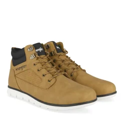 Baskets MARRON Homme Motif Uni A Enfiler