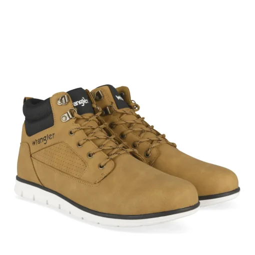 Baskets MARRON Homme Motif Uni A Enfiler