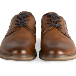 Baskets MARRON Homme Motif Uni Lacets