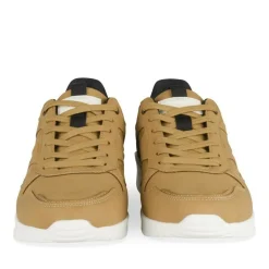Baskets MARRON Homme Motif Uni Lacets