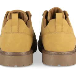 Baskets MARRON Homme Motif Uni Lacets