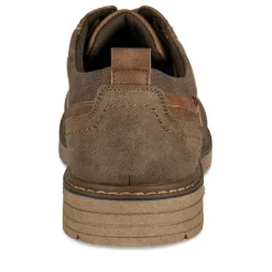 Baskets MARRON Homme Motif Uni Lacets