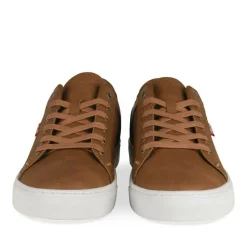 Baskets MARRON Homme Motif Uni A Enfiler