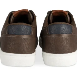 Baskets MARRON Homme Motif Multicolore Lacets