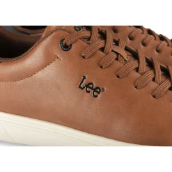 Baskets MARRON Homme Motif Uni Lacets
