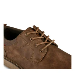 Baskets MARRON Homme Motif Uni Lacets