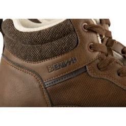 Baskets MARRON Homme Motif Uni Lacets
