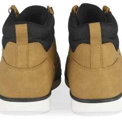 Baskets MARRON Homme Motif Uni A Enfiler