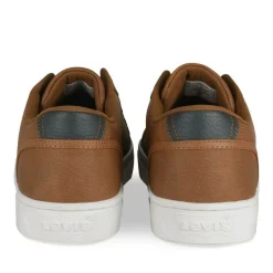 Baskets MARRON Homme Motif Uni A Enfiler