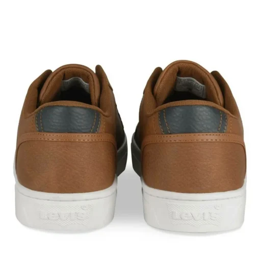 Baskets MARRON Homme Motif Uni A Enfiler