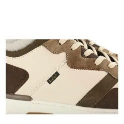 Baskets MARRON Homme Motif Uni Lacets
