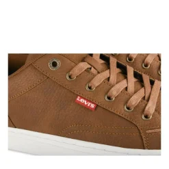 Baskets MARRON Homme Motif Uni A Enfiler