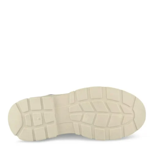 Baskets Montante BEIGE Femme Motif Uni Lacets