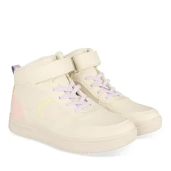Baskets Montante BEIGE Fille Motif Multicolore Scratch