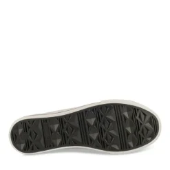 Baskets Montante BLANC Femme Motif Uni Lacets