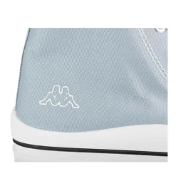 Baskets Montante BLEU Femme Motif Uni Lacets