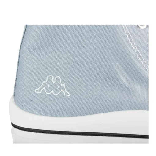 Baskets Montante BLEU Femme Motif Uni Lacets