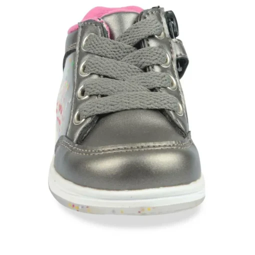 Baskets Montante GRIS Fille Lacets