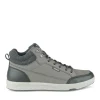 Baskets Montante GRIS Homme Motif Uni Lacets