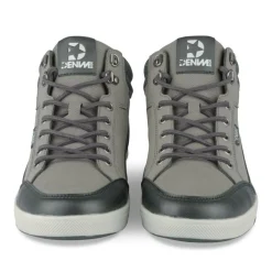 Baskets Montante GRIS Homme Motif Uni Lacets