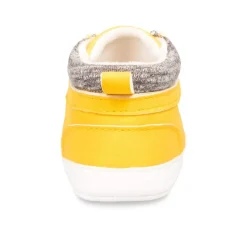 Baskets Montante JAUNE Garçon Elastique