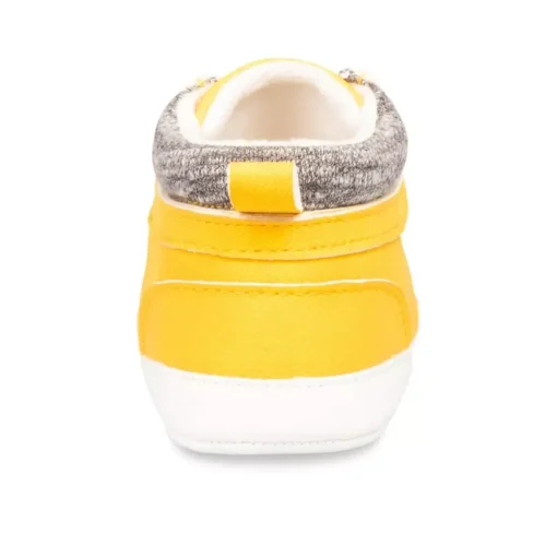 Baskets Montante JAUNE Garçon Elastique