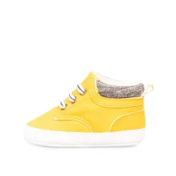 Baskets Montante JAUNE Garçon Elastique