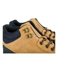 Baskets Montante JAUNE Homme Motif Uni Lacets
